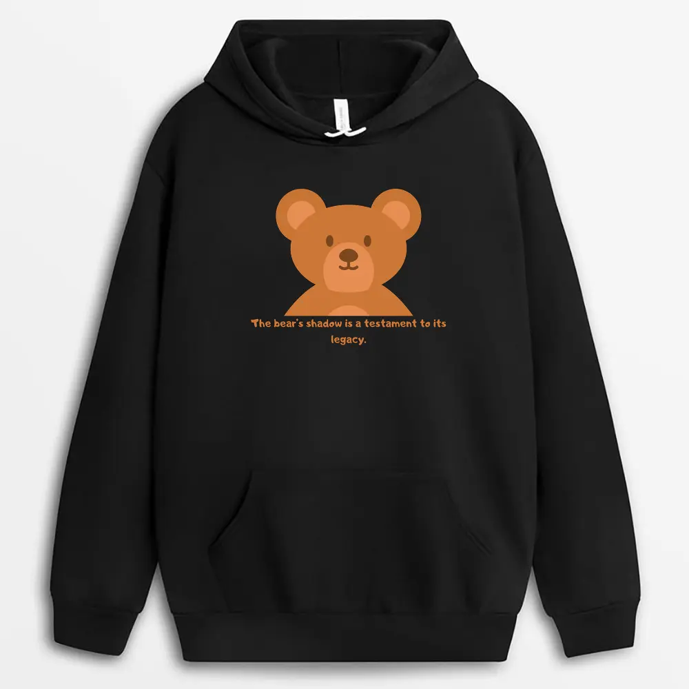 The Bears Shadow Is A Testament To Its Legacy Sellxtee Hoodie - Black